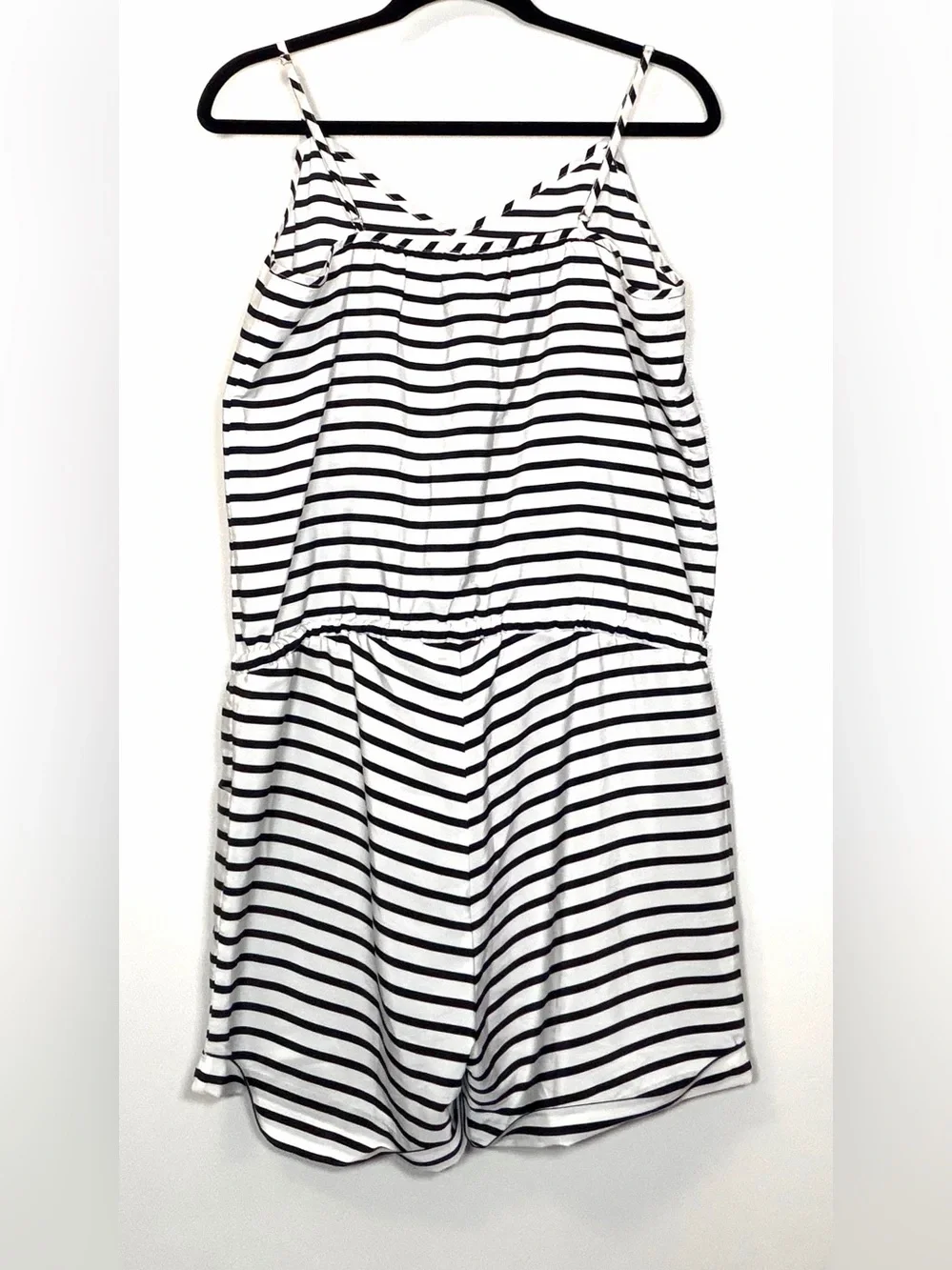 🆕 J. Crew Navy & White Striped Romper